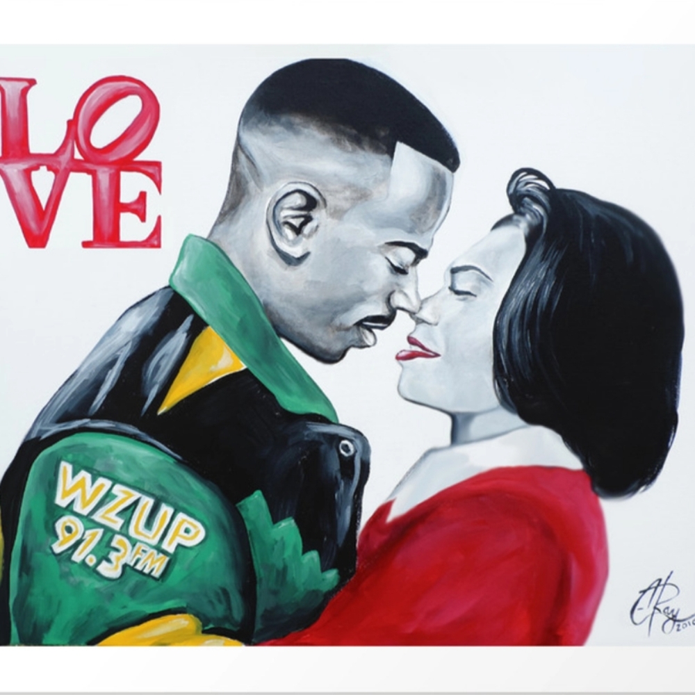 Martin and Gina Canvas Wall Art